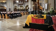 Staatsakt im Berliner Dom für Johannes Rau 2006