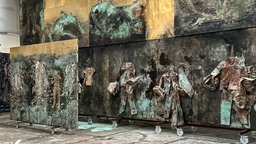 Anselm Kiefer, Sag mir wo die Blumen sind (2024), installation view at studio, Croissy, France