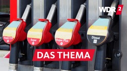 Zapfsäule an einer Tankstelle