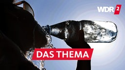 Hitze: Erfrischung mit Mineralwasser