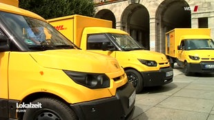 DHL stellt StreetScooter-Flotte vor 