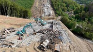 A45 - Sprengung der Talbrücke Rahmede