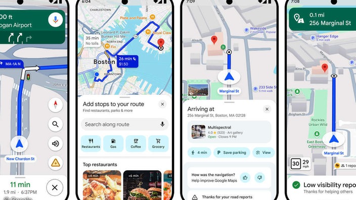 Google Maps führt KI-Funktionen ein