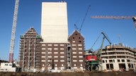 Baustelle des nordrhein-westf lischen Landesarchives in Duisburg