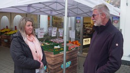 Jürgen Koeppe CDU mit Aussiedlerin Anja