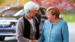 Angela Merkel und Christine Lagarde