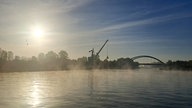 Nebel über Fluss in Dörenthe fotografiert von User Felix Lindemann 