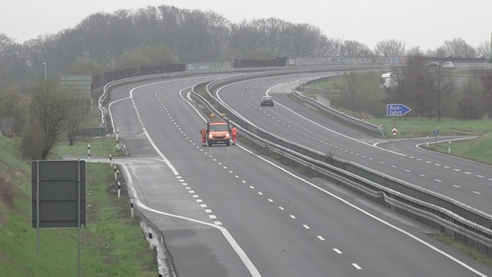 Autobahn 61 bei Nettetal