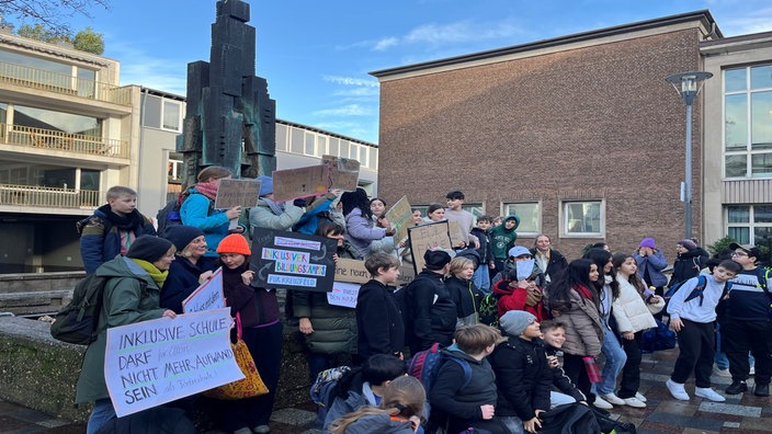 Demo für inklusives Schulleben in Köln