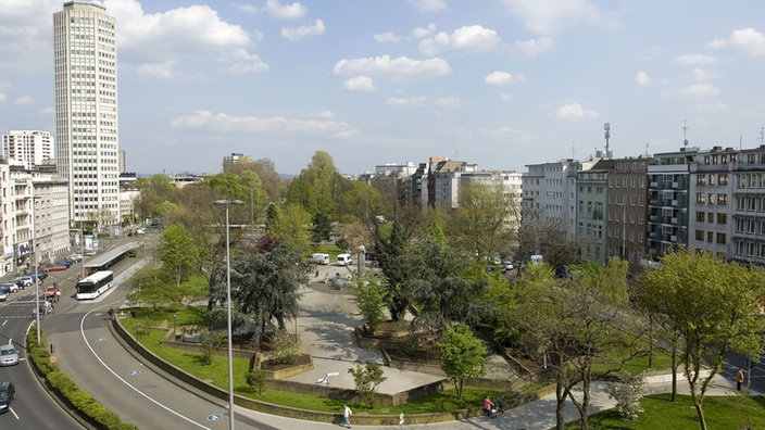 Ebertplatz von Oben