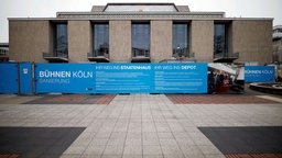 Der Offenbachplatz in Köln, Stand 2021