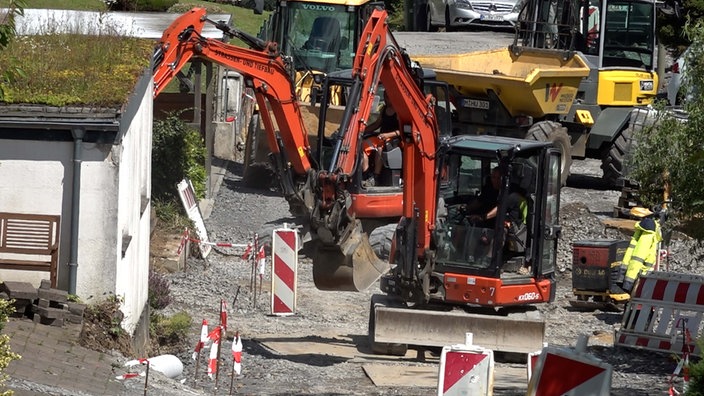 Großbaustelle in Weiler