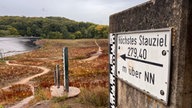 Höchstes Stauziel der Steinbachtalsperre