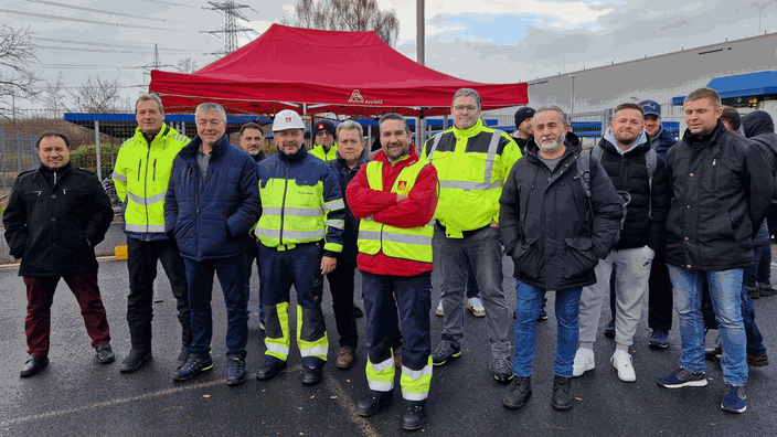 Wieder Streiks in der Stahlindustrie in NRW 