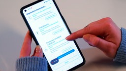 KI-basierter Symptomchecker auf dem Handy