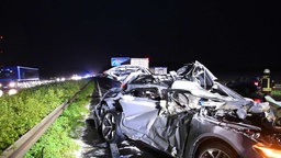 Unfallwagen auf der A2