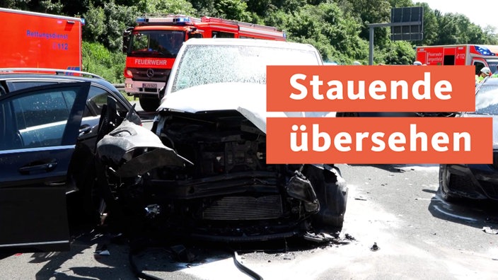 Schwerer Unfall auf der A3 zwischen Solingen und Hilden 