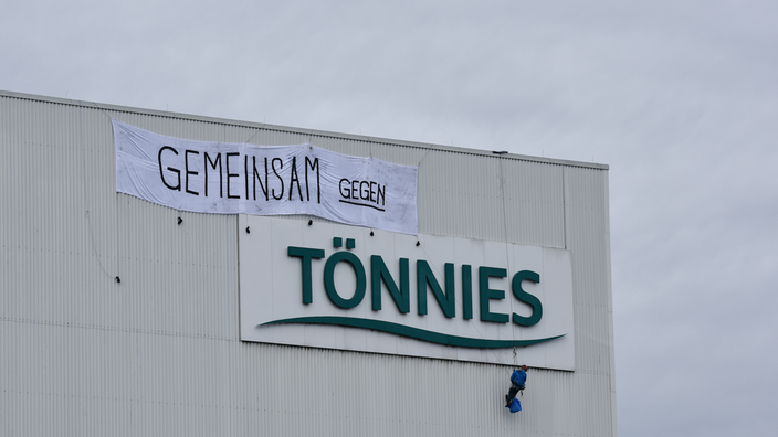 Protest: "Gemeinsam gegen Tönnies"