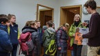 Impressionen vom Probenbesuch einer Grundschulklasse beim WDR Sinfonieorchester