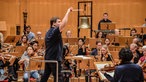 Impressionen vom Probenbesuch einer Grundschulklasse beim WDR Sinfonieorchester