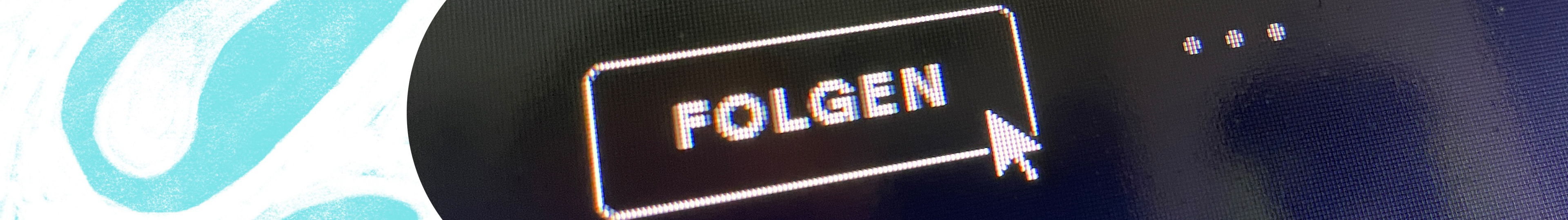 "Folgen"-Button mit Mauspfeil