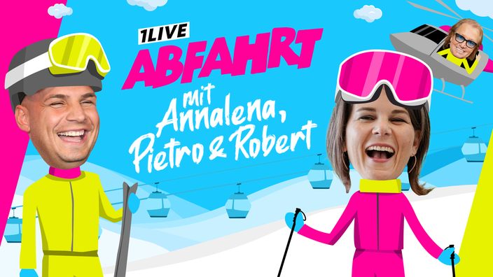 1LIVE Abfahrt mit Annalena und Pietro