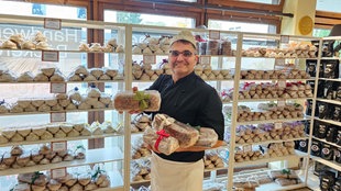 Jörg Liese mit Stollen