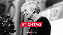 Die Psychoanalytikerin Anna Freud während einer Rede (30.07.1971)