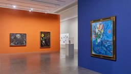 Chagall-Ausstellung in der Kunstsammlung Nordrhein-Westfalen in Düsseldorf.