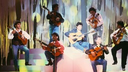 Gipsy Kings 1987 bei einem Fernsehauftritt