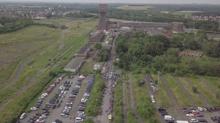 Radfahrer bei der NRW Radtour 2024