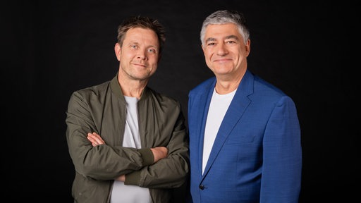 Moderatoren Axel Naumer und Henning Bornemann