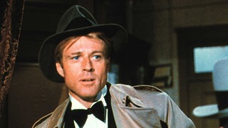 Filmszene mit Robert Redford aus "Der Clou" (The Sting, USA 1973, Regie: George Roy Hill) 