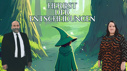 Satirische Montage eines Filmplakats im Fantasy-Stil zum Titel "Herbst der Entscheidungen"