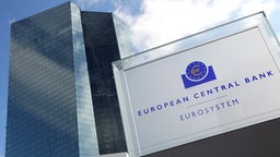 Die Europäische Zentralbank in Frankfurt