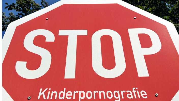 Stopschild: Kinderpornographie