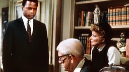 Sidney Poitier, Spencer Tracy und Katharine Hepburn