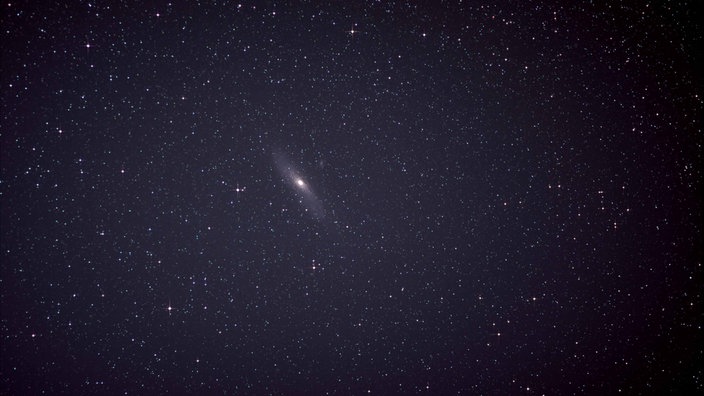 Sternfeld mit Andromeda Galaxie