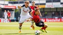 Max Scholze (l.) im Trikot des SC Verl