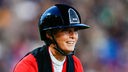Die deutsche Reiterin Jana Wargers lächelt während des CHIO Aachen
