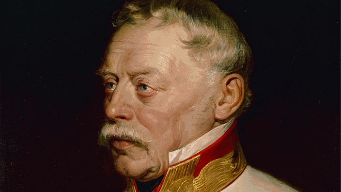 Feldmarschall Johann Joseph Wenzel Radetzky von Radetz / Porträt um 1850	