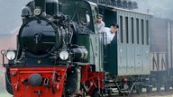 Dampflokomotive "Haspe" der nordrhein-westfälischen Selfkantbahn (Aufnahme von 2016)