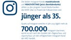 Die beiden Instagram-Kanäle maedelsabende und NBAOVERTIME (jetzt: diemitdendunks) zählen zu den jüngsten Social-Media-Kanälen des WDR: Über 70 Prozent der Follower:innen sind jünger als 35.