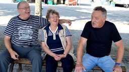 Hilda Becker, Willi Luig und Peter Mazurkiewicz