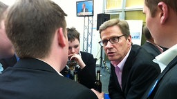 Guido Westerwelle im Gespräch