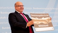  Peter Altmaier präsentiert das Überbrückungshilfe-Programm für den Mittelstand