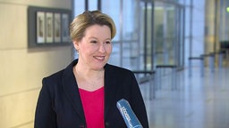 Bundesfamilienministerin Franziska Giffey (SPD) im Interview.