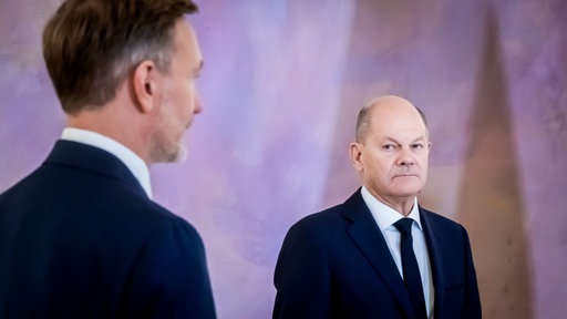 Olaf Scholz und Christian Lindner 