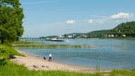 Der Rhein bei Königswinter.