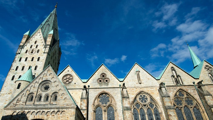 Froschperpektive Paderborner Dom